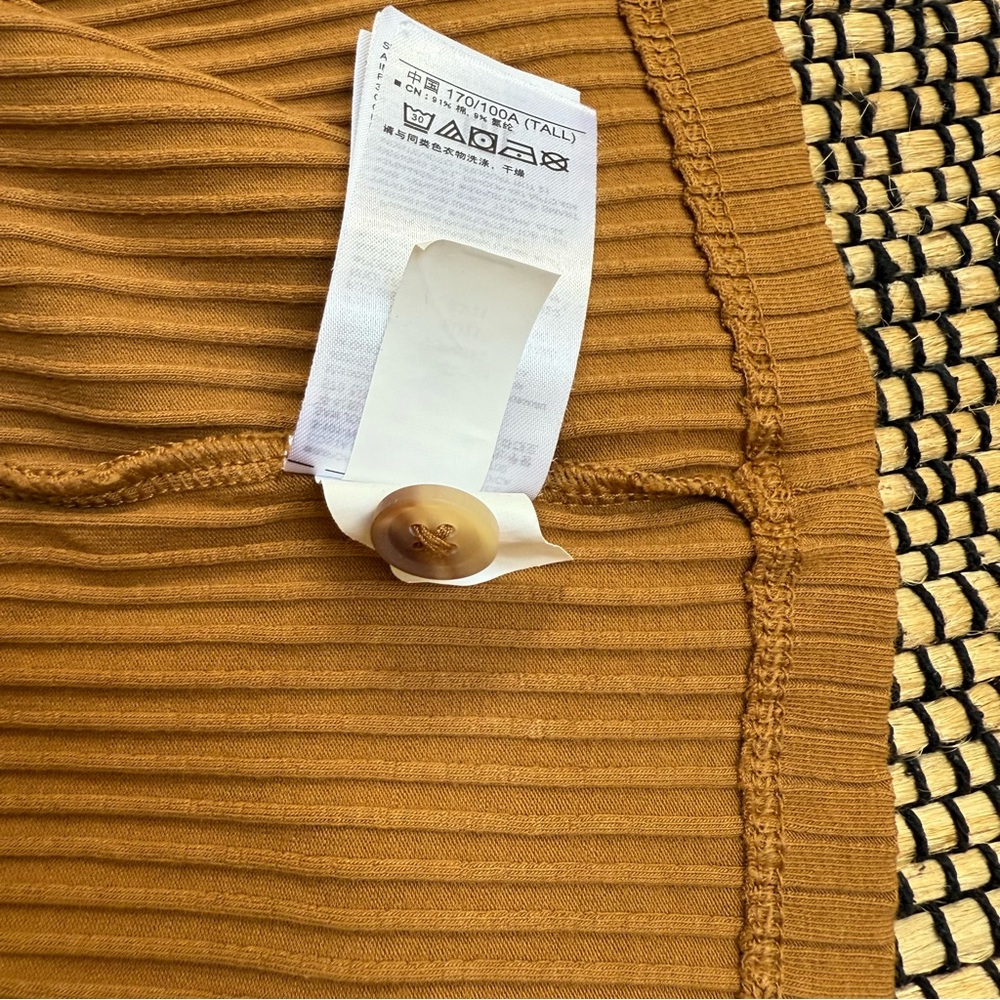 GAP Ribbed Button-Up Midi Tank Dress - Picture 4 of 4